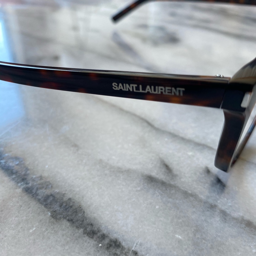 Authentic Saint Laurent Tortoiseshell Glasses - image 5